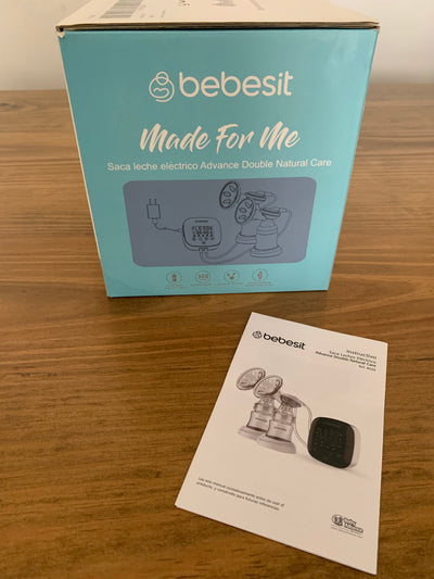 (#PG5354) Extractor de leche eléctrico doble modelo Digital Advance Natural Care. Marca Bebesit