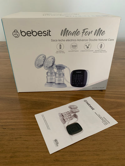 (#PG5354) Extractor de leche eléctrico doble modelo Digital Advance Natural Care. Marca Bebesit