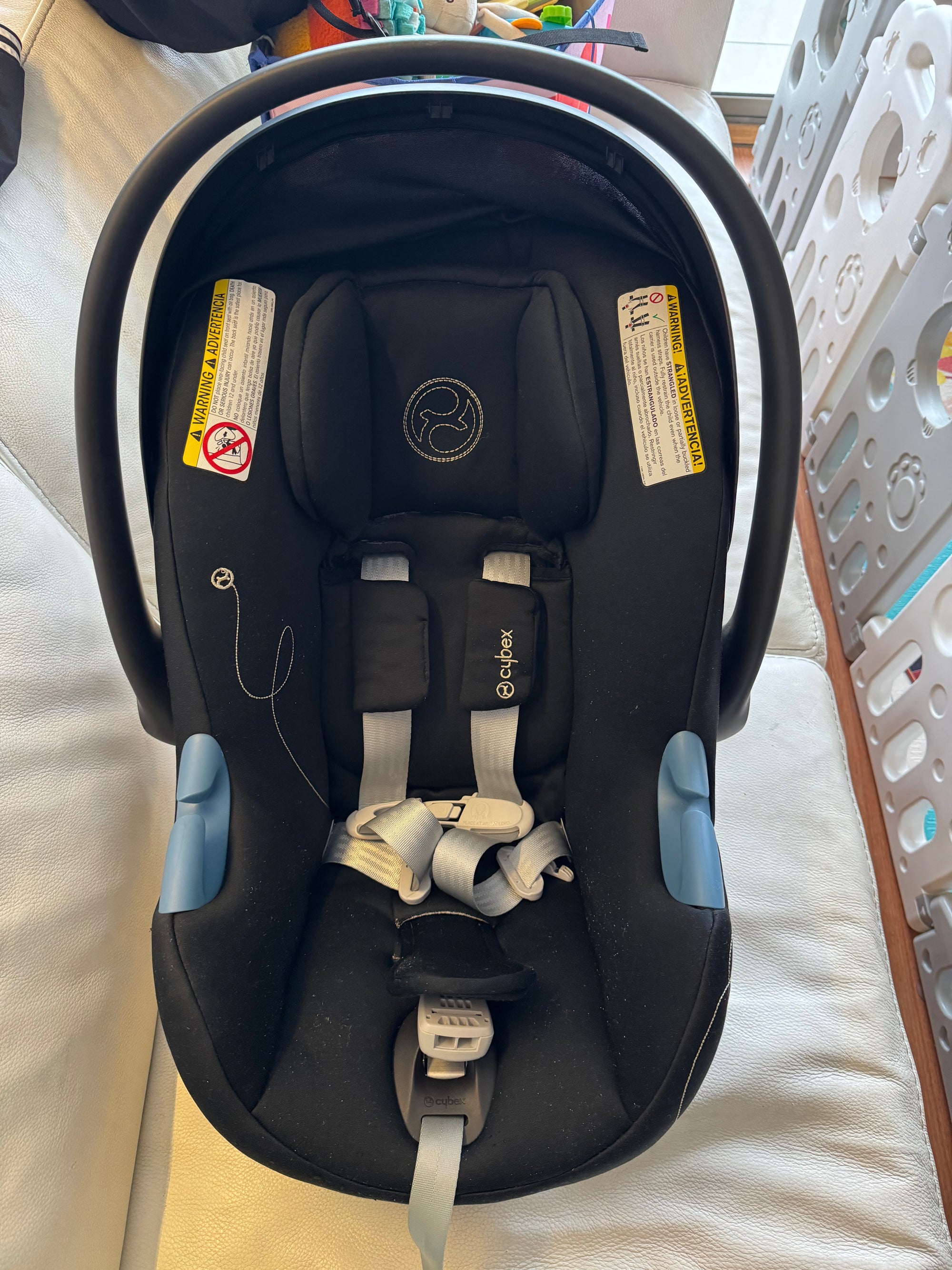 (#PG5053) Silla de auto modelo Aton G Swivel 180° + Base. Marca Cybex