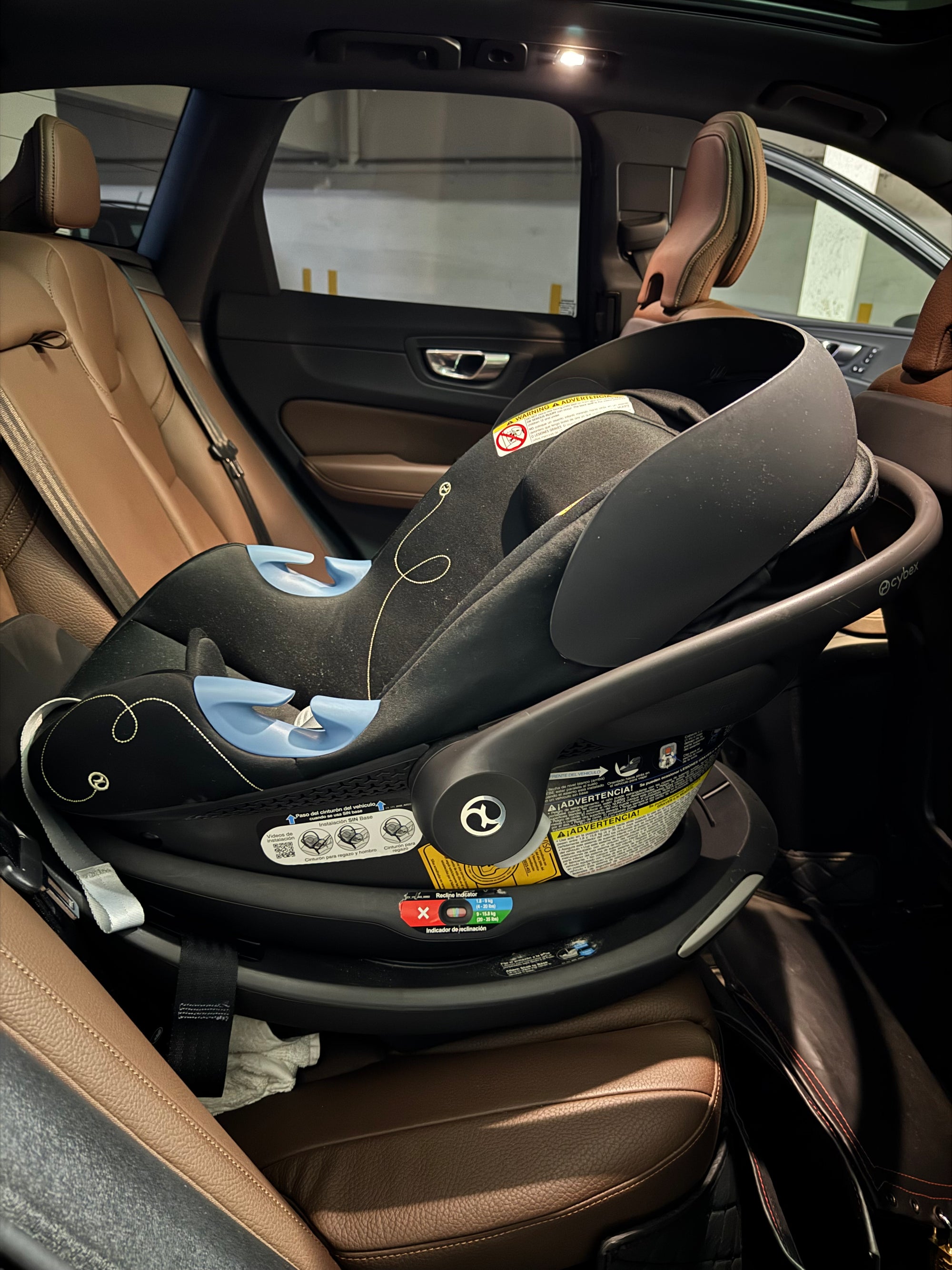 (#PG5053) Silla de auto modelo Aton G Swivel 180° + Base. Marca Cybex