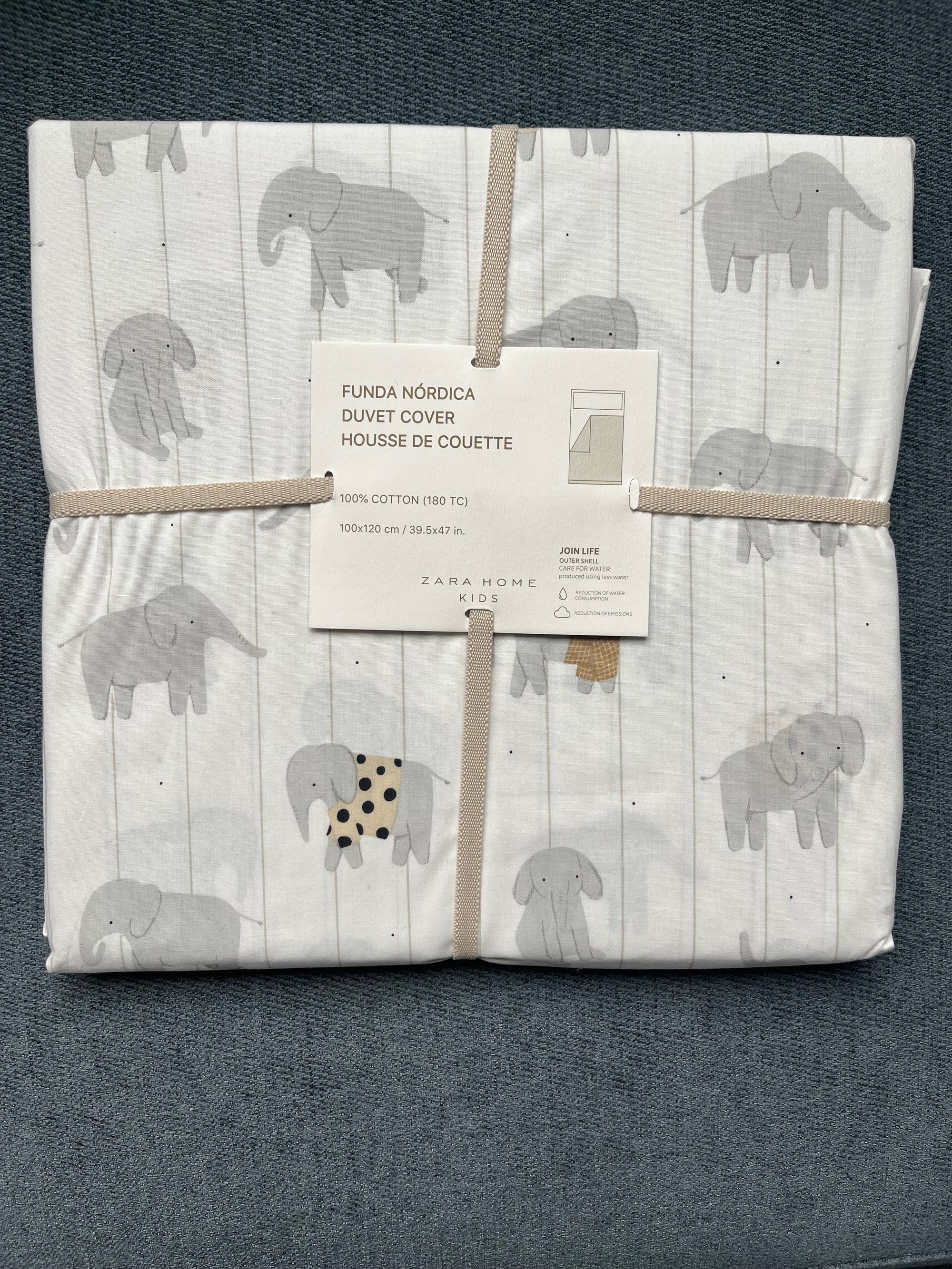 (#PG4806) Funda de plumón y almohada para cuna. Marca Zara Home