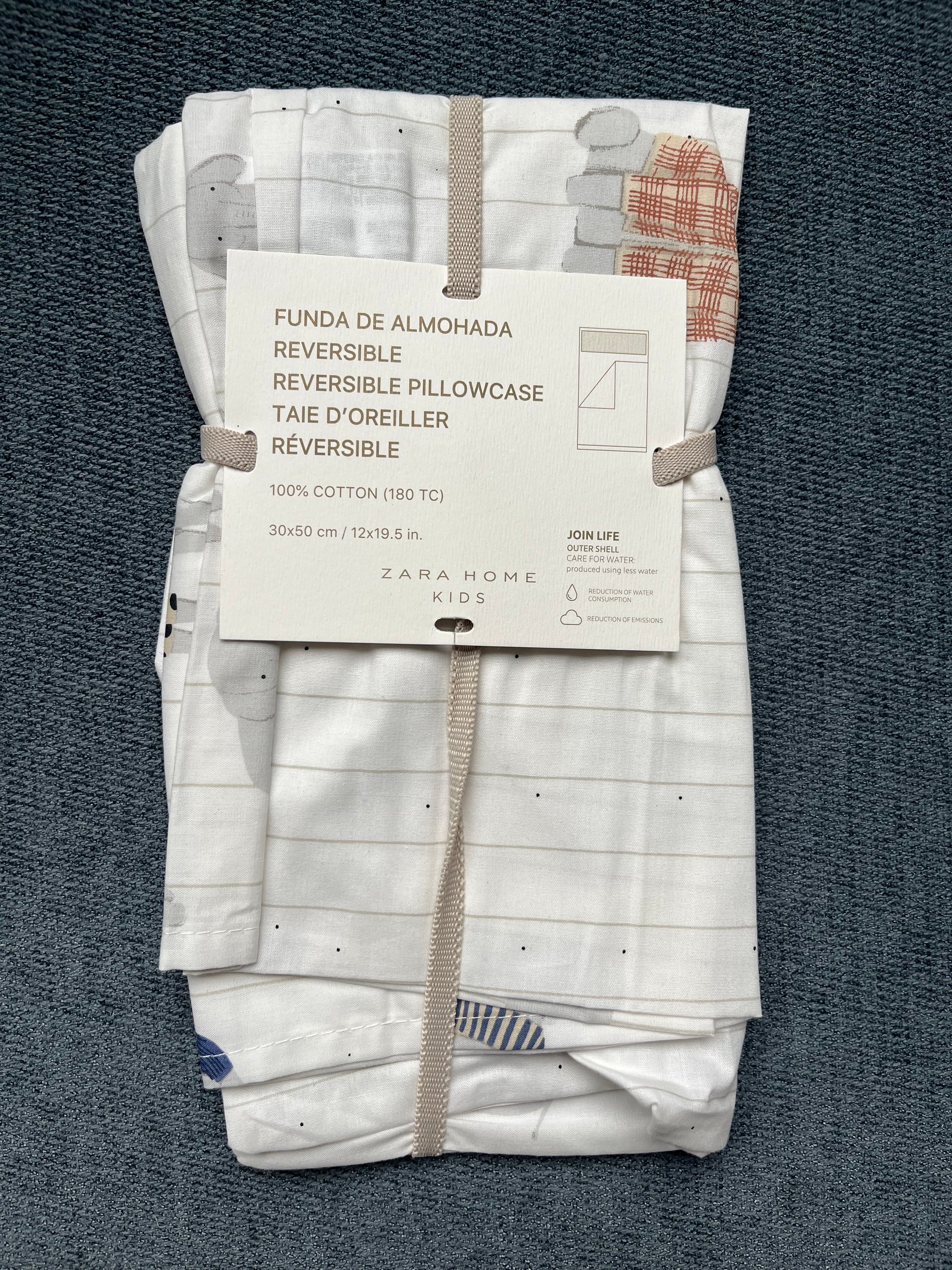 (#PG4806) Funda de plumón y almohada para cuna. Marca Zara Home