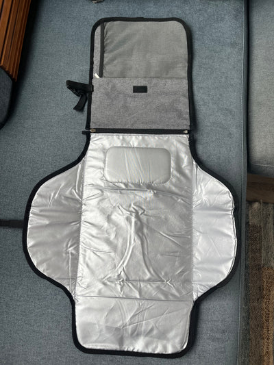 (#PG4809) Cambiador de pañales portátil de género impermeable. Marca Lekebaby