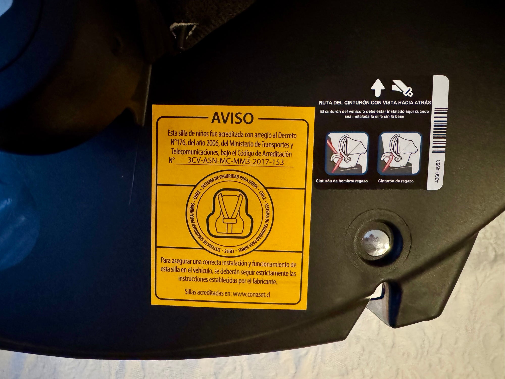 (#PG5190) Silla de auto modelo Mico Max 30. Marca Maxi Cosi