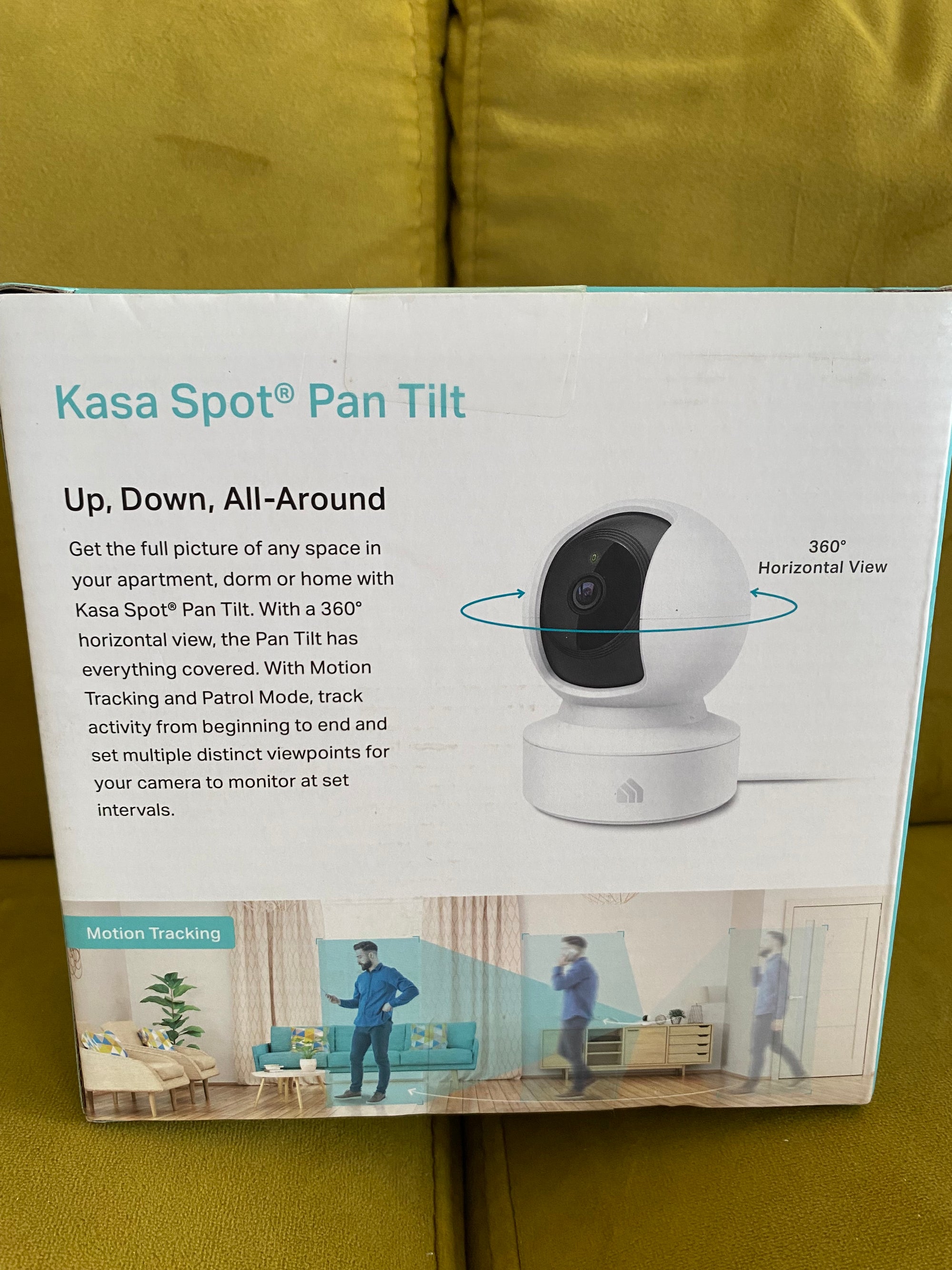 (#PG4595) Cámara monitor de vigilancia con wifi modelo KC115 Kasa Spot Pan. Marca TP Link