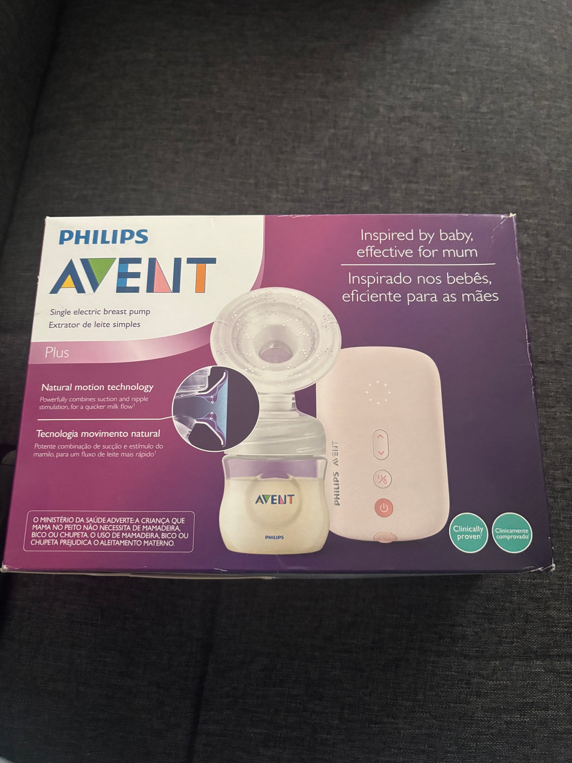 (#PG5042) Extractor de leche eléctrico simple modelo plus. Marca Philips Avent