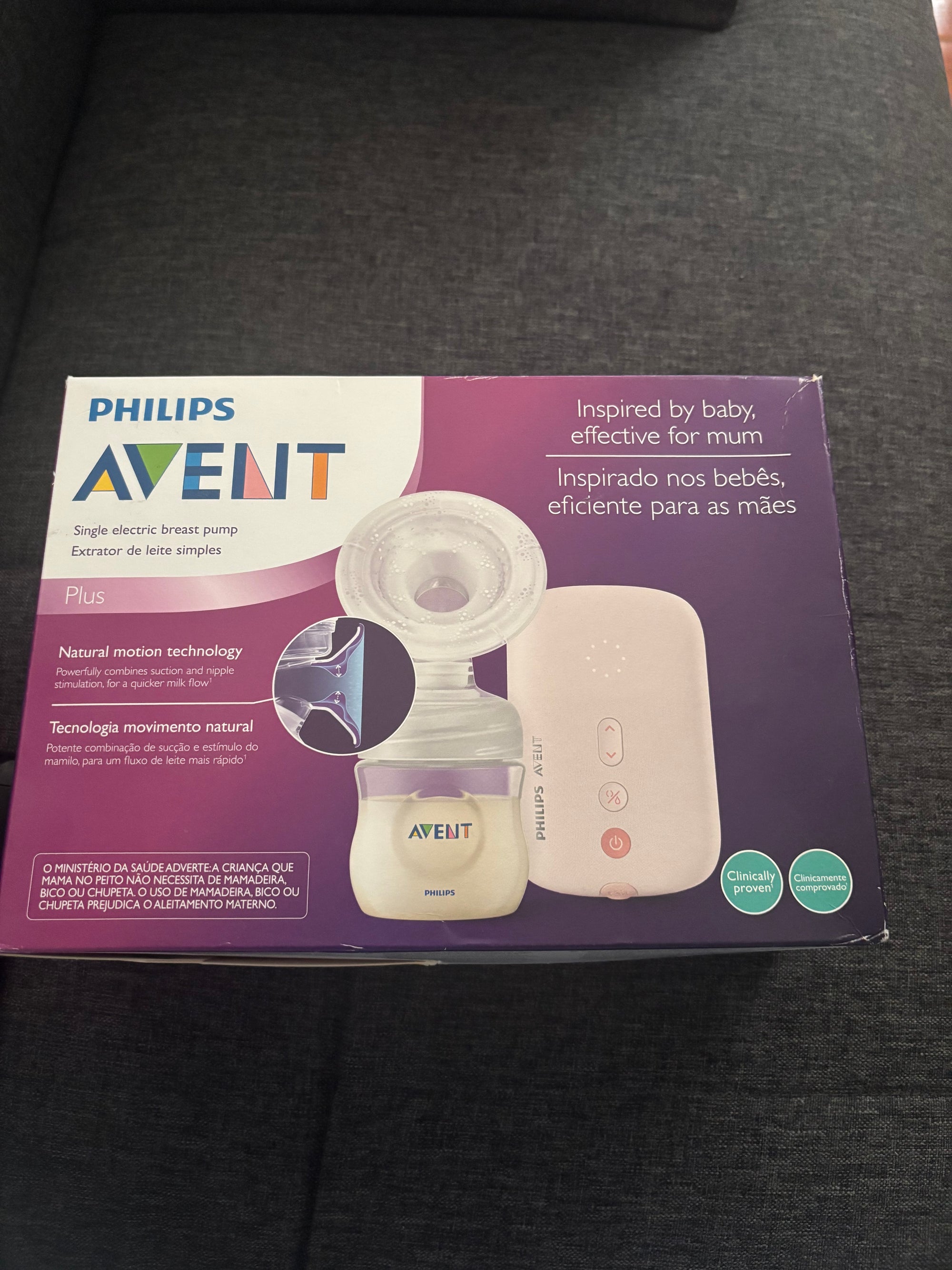 (#PG5042) Extractor de leche eléctrico simple modelo plus. Marca Philips Avent