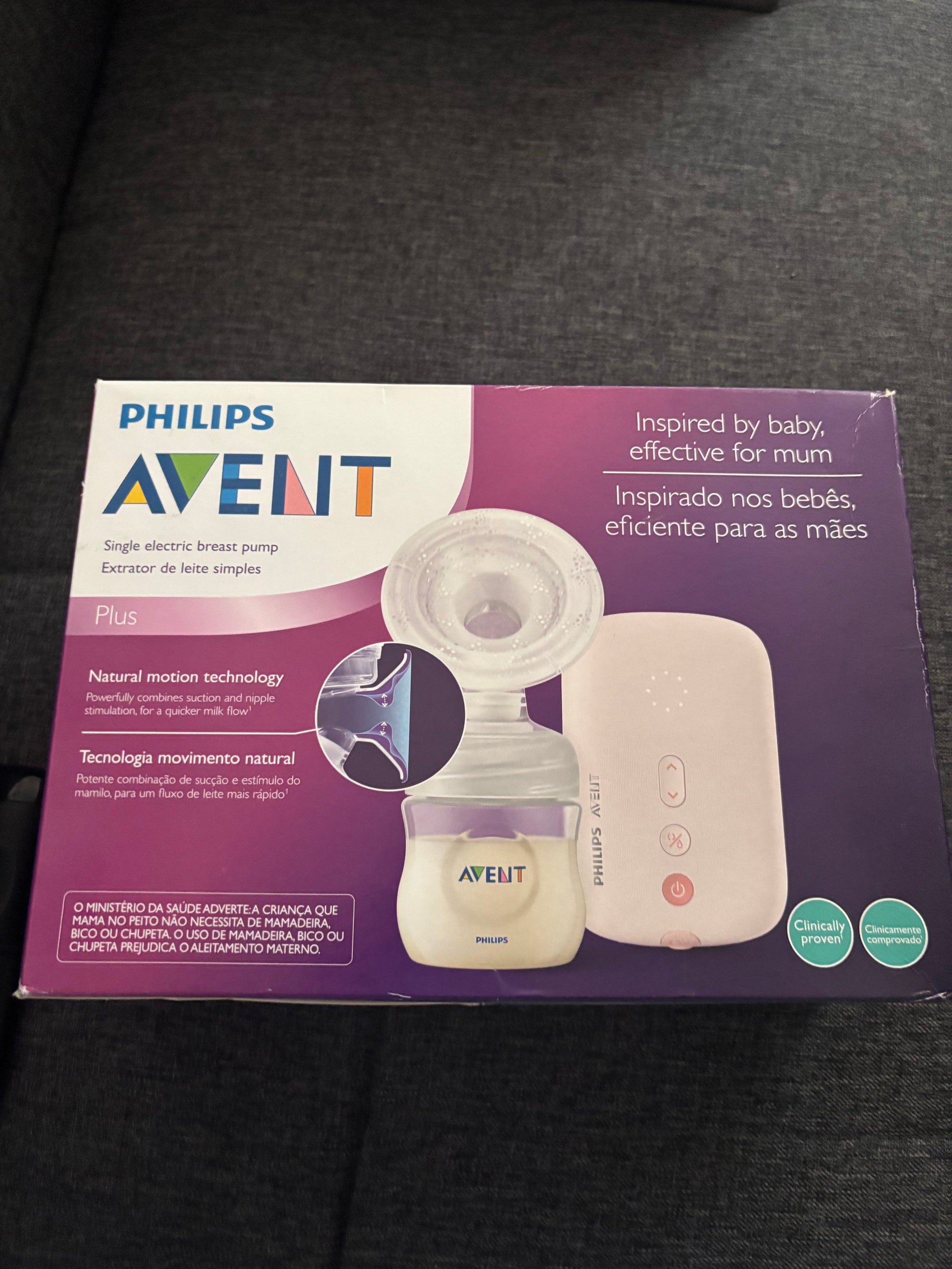 (#PG5042) Extractor de leche eléctrico simple modelo plus. Marca Philips Avent