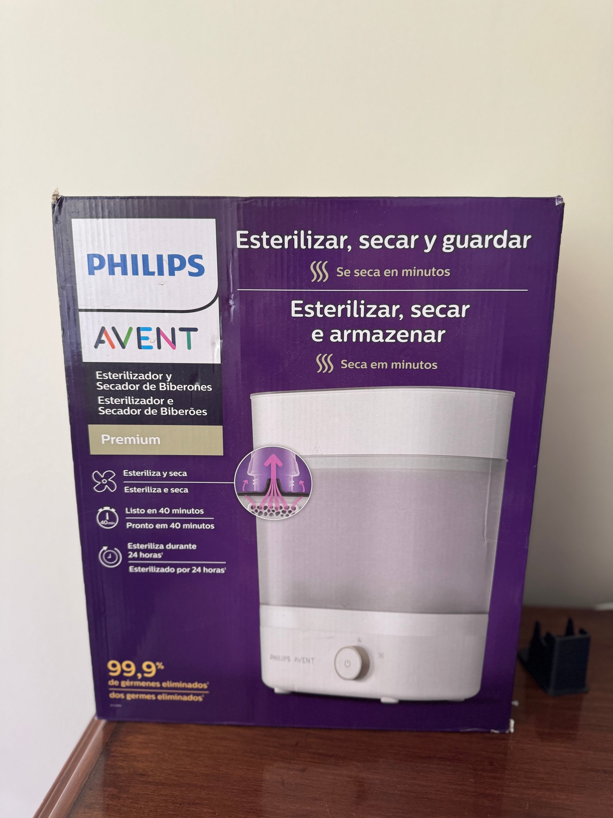 Esterilizador y secador de mamaderas. Marca Philips Avent (#PG5516)