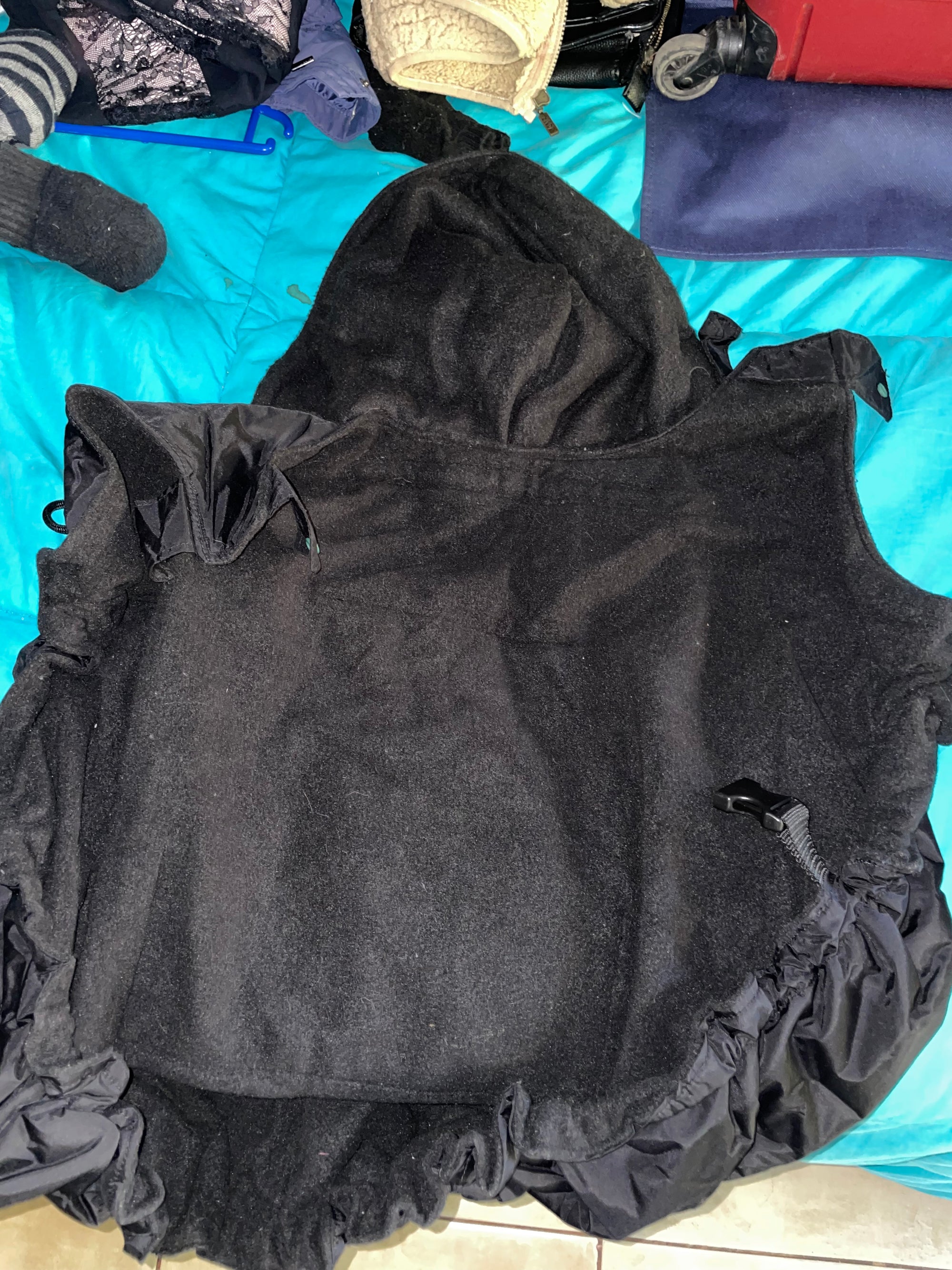 Mochila de porteo, de algodón orgánico y cobertor. Marca Maleé (#PG5605)