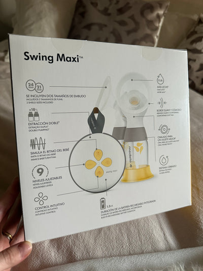 Extractor de leche eléctrico doble Swing Maxi. Marca Medela (#PG5674)