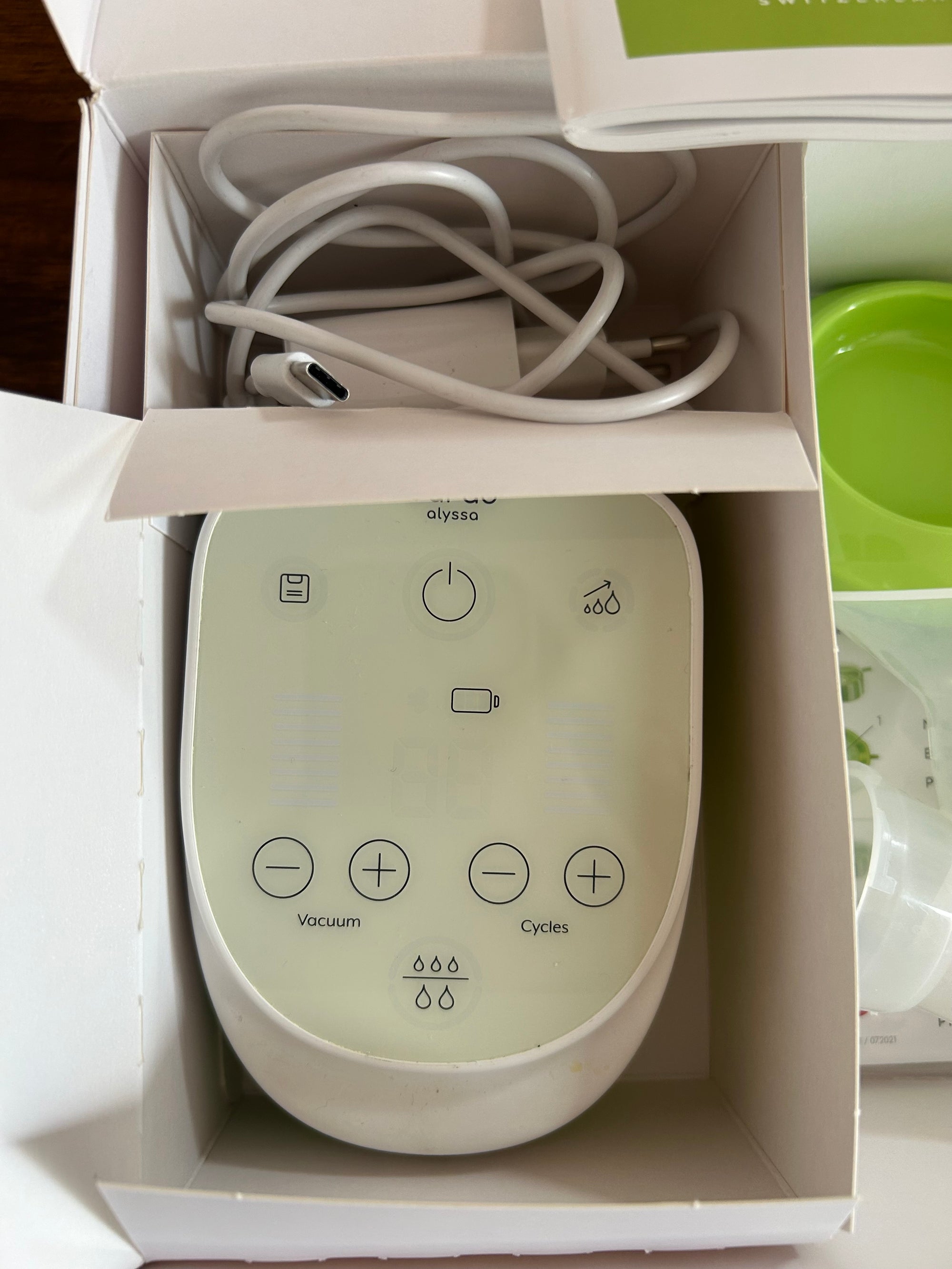 (#PG5153) Extractor de leche doble eléctrico modelo Alyssa. Marca Ardo