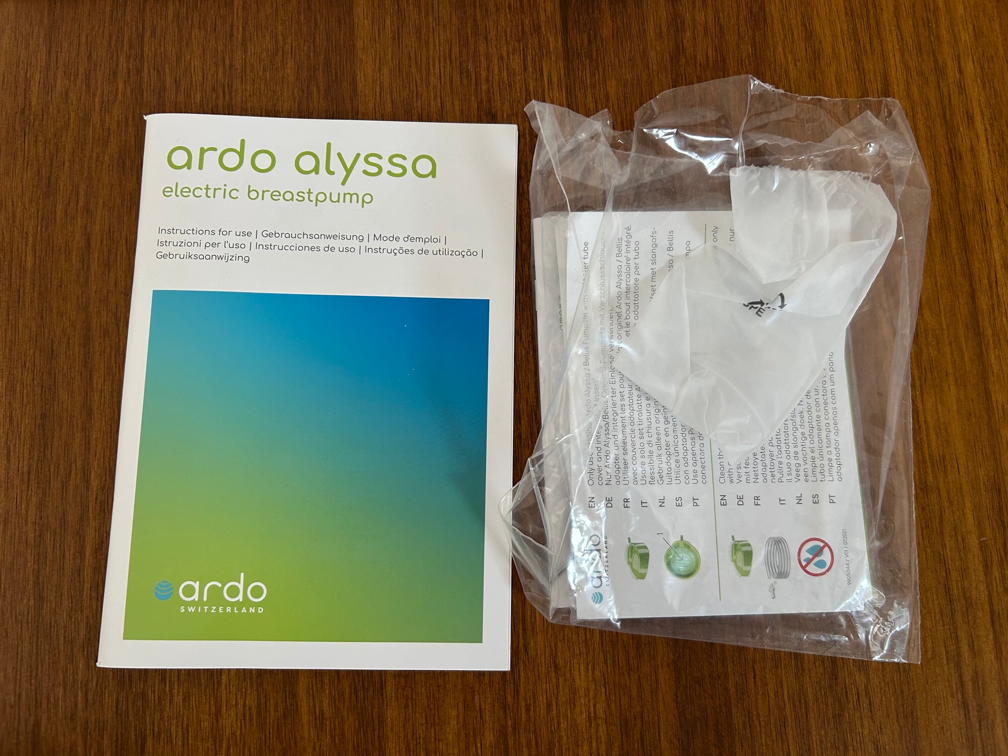 (#PG5153) Extractor de leche doble eléctrico modelo Alyssa. Marca Ardo