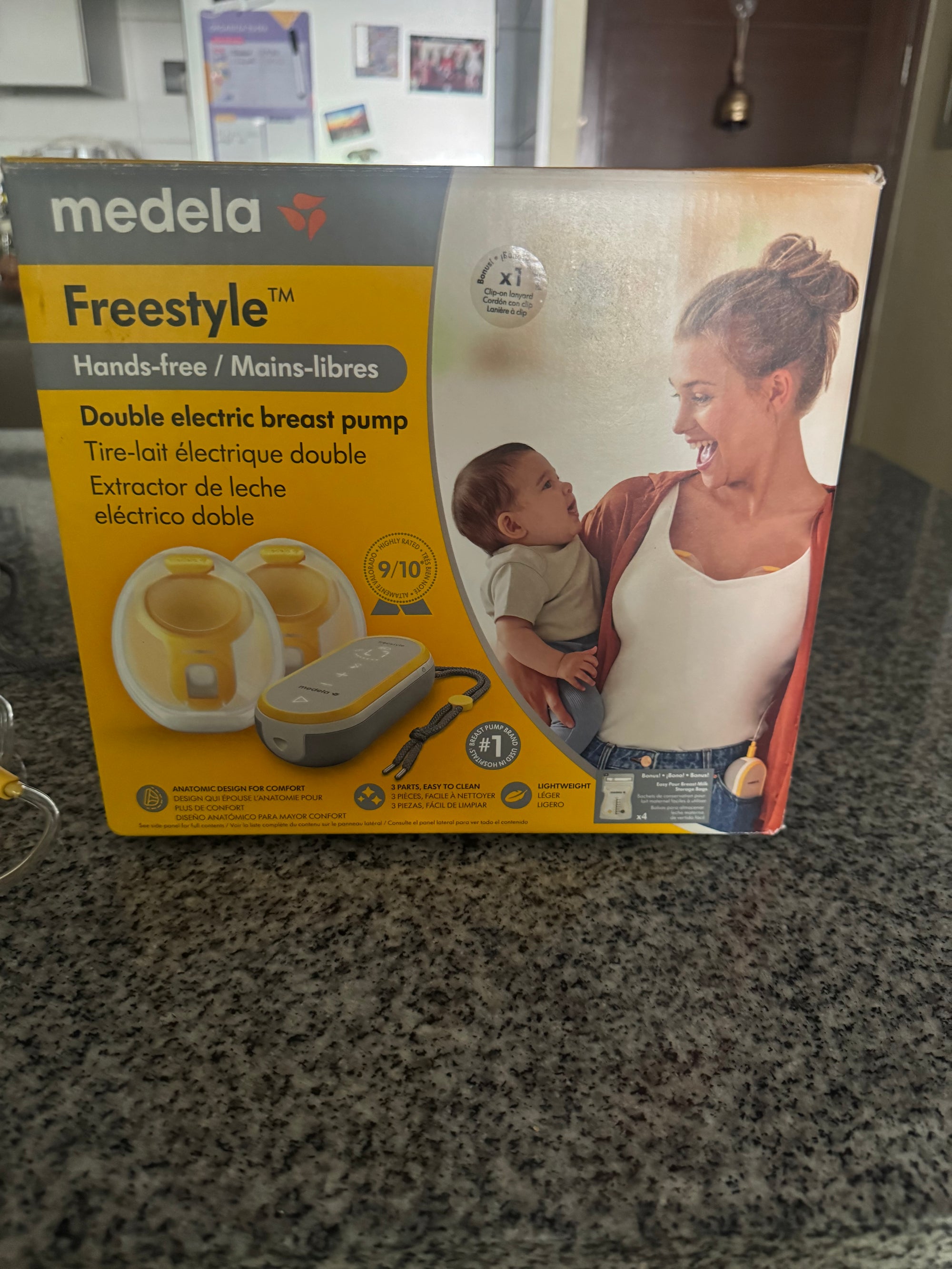 (#PG5363) Extractor de leche doble eléctrico modelo Freestyle. Marca Medela