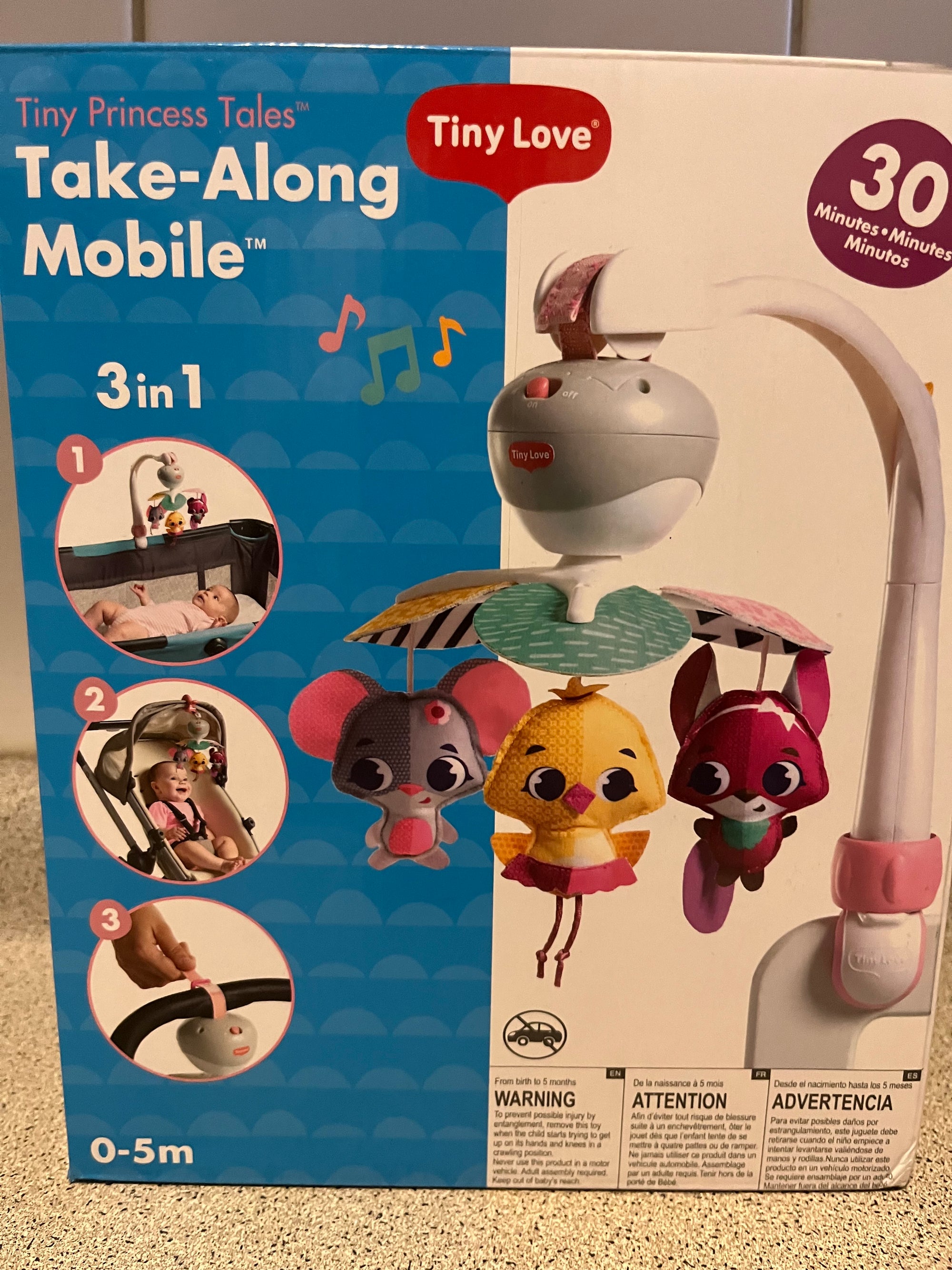 (#PG4942) Móvil modelo Tiny Princess. Marca Tiny Love