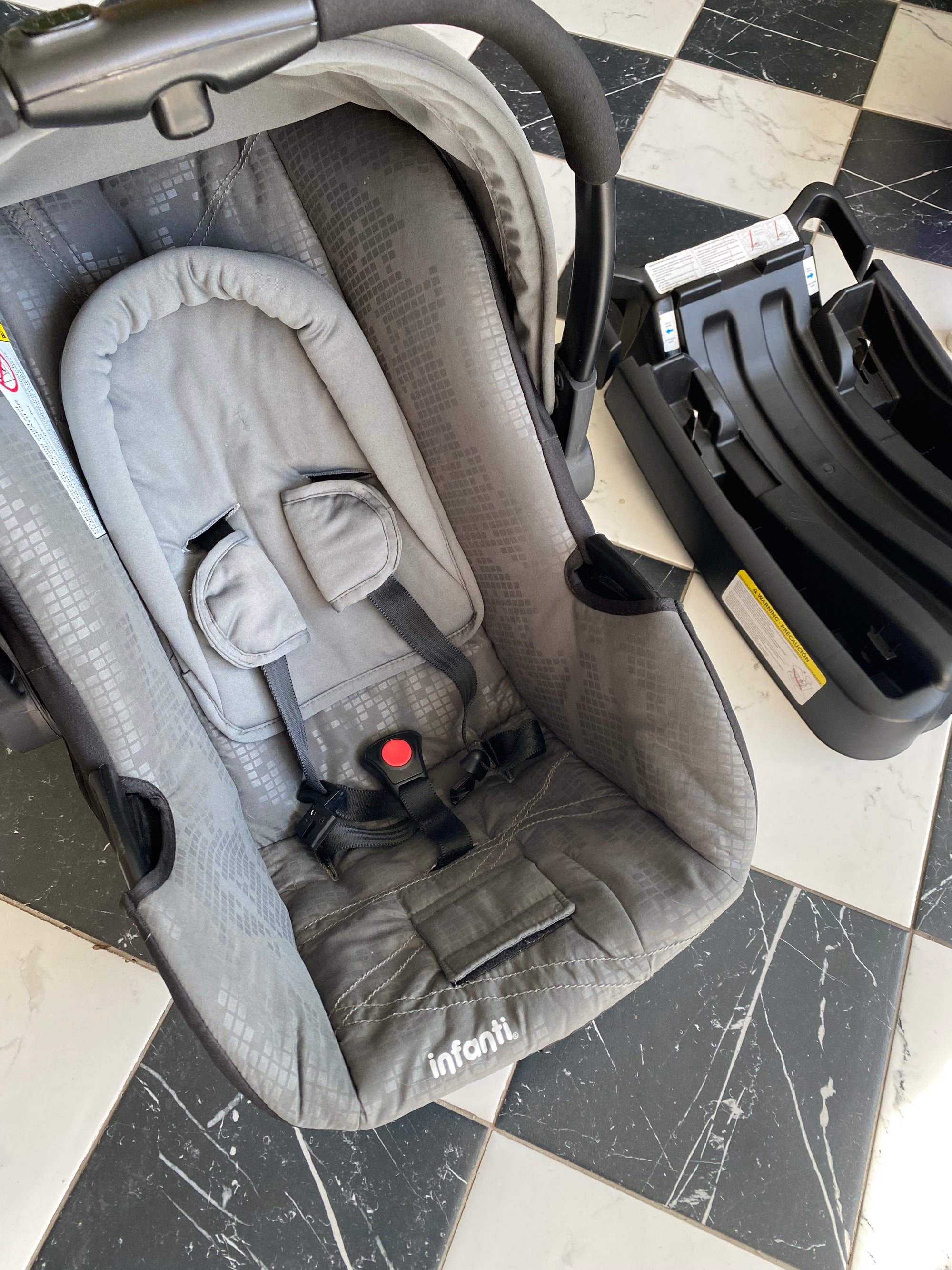 (#PG4785) Coche Travel System modelo I-giro Bright Grey. Marca Infanti