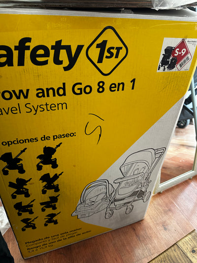 Coche travel system Grow and Go, color negro (#PG5546)