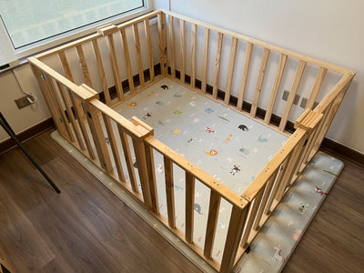 (#PG5453) Corral de madera plegable. Marca Corrales Plin Plin