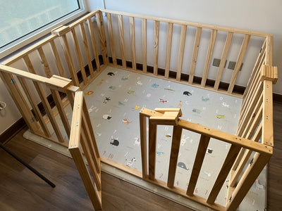 (#PG5453) Corral de madera plegable. Marca Corrales Plin Plin