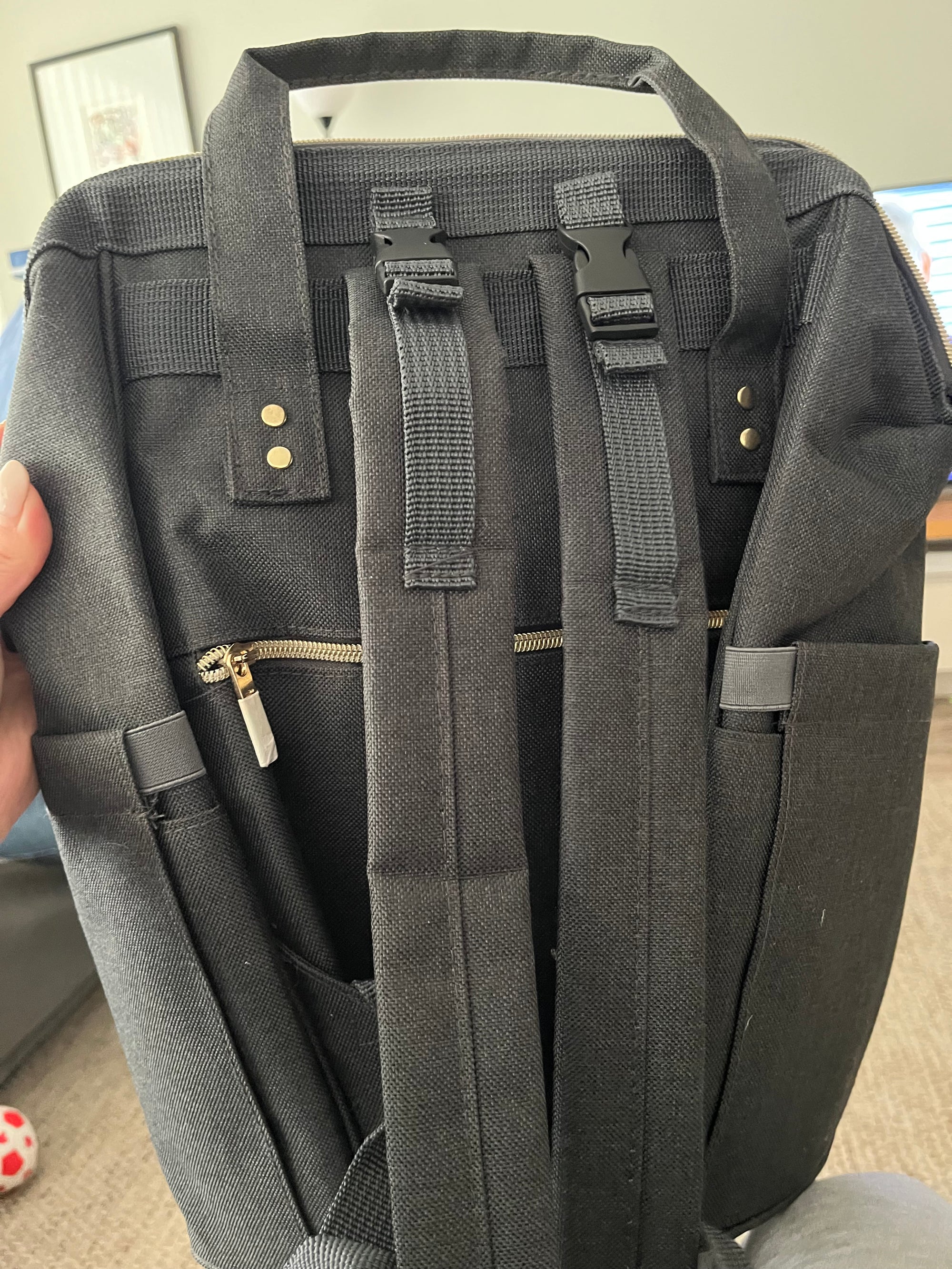 (#PG5167) Mochila pañalera modelo Open. Marca Infanti