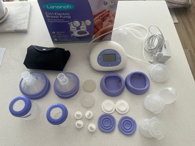 (#PG5277) Extractor de leche doble eléctrico. Marca Lansinoh