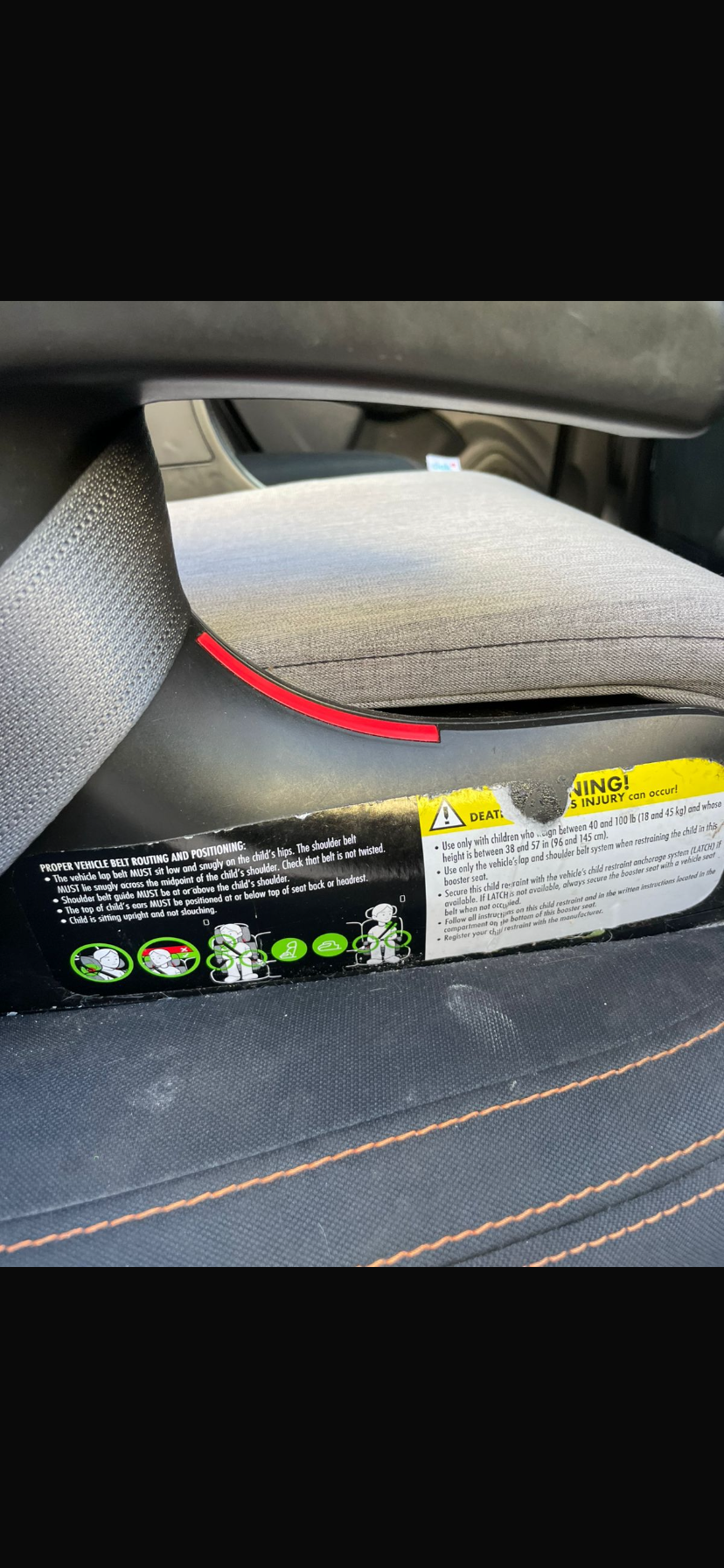 (#PG4355) Silla de auto alzador con respaldo modelo Oobr Cloud. Marca Clek