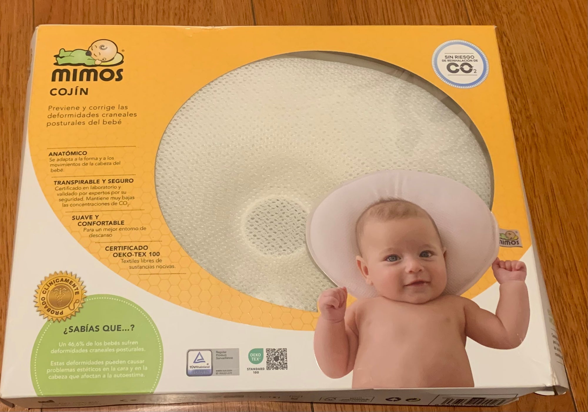 (#PG5377) Cojín plagiocefalia. Marca Mimos