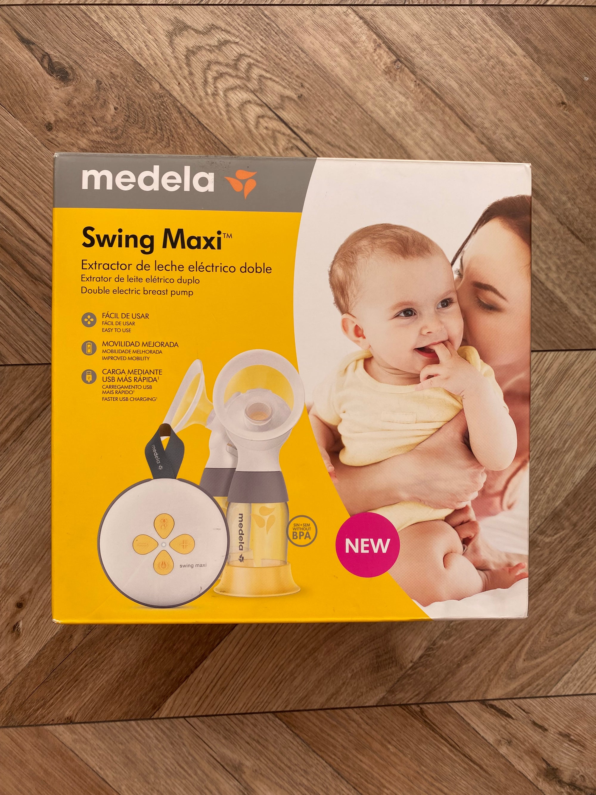 (#PG4696) Extractor de leche doble eléctrico modelo Swing Maxi. Marca Medela