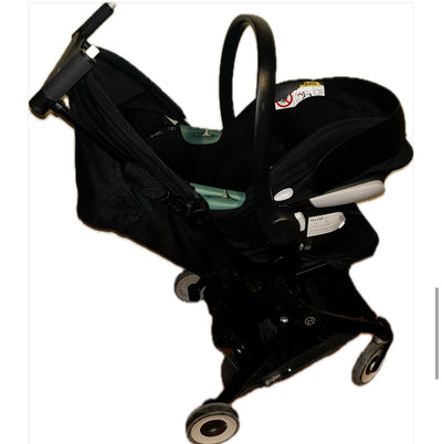 Coche Travel System Libelle, modelo negro. Marca Cybex (#PG5714)