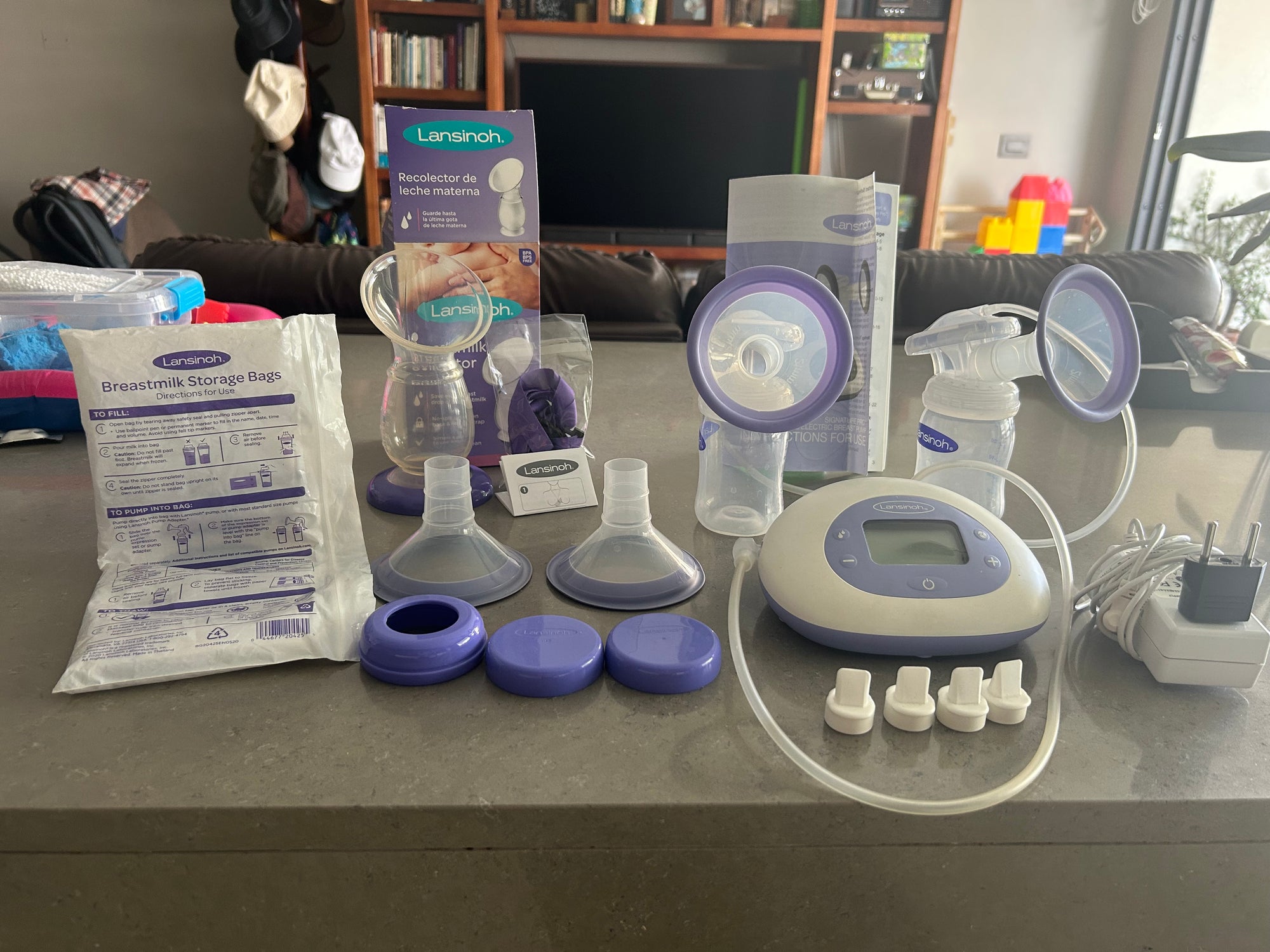 (#PG4218) Extractor de leche doble eléctrico modelo Signature Pro Double Electric. Marca Lansinoh