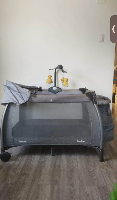 (#PG5351) Cuna Pack and Play modelo Nube + Colchón. Marca Infanti