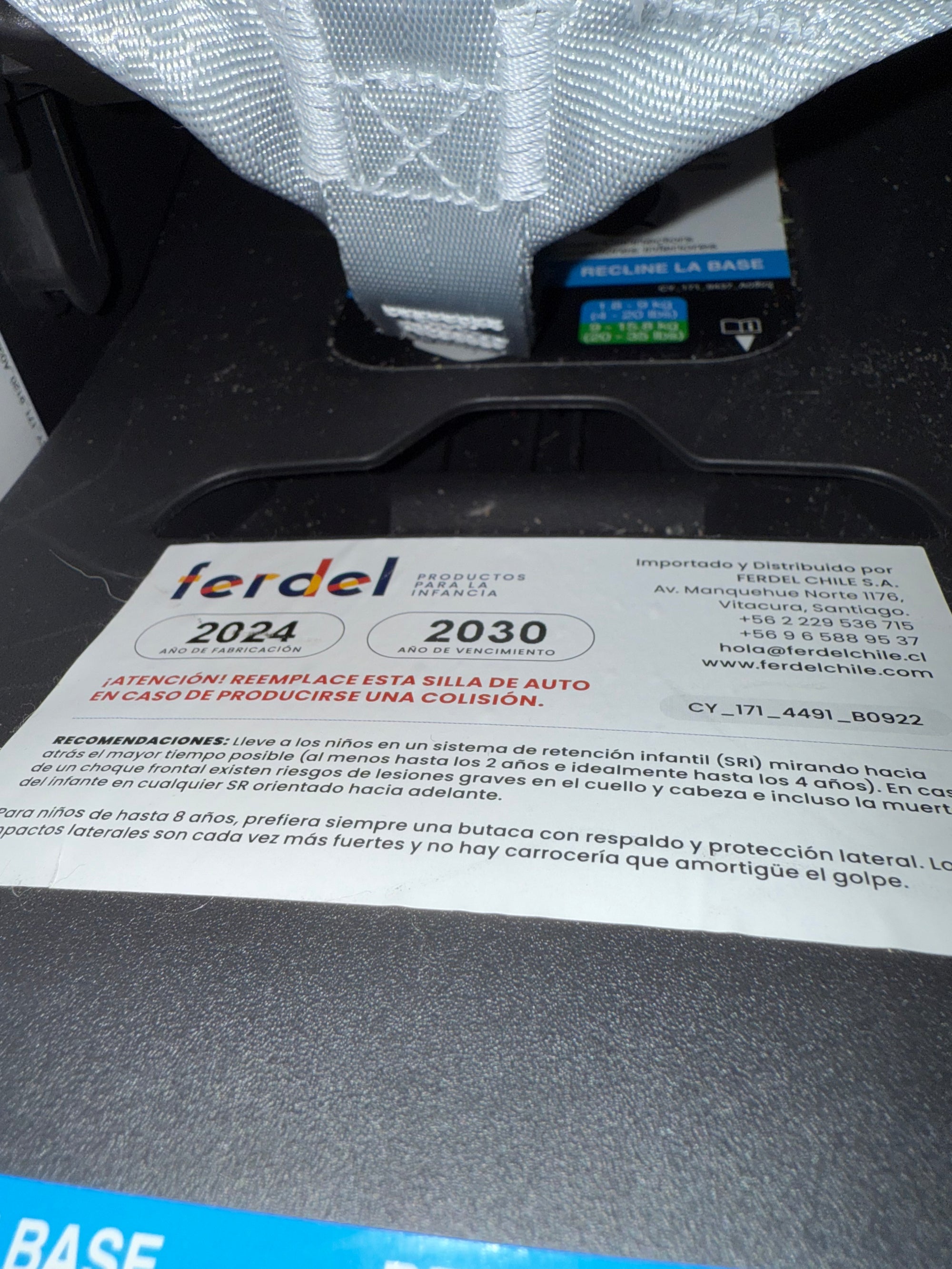 (#PG5336) Silla de auto modelo Aton G + Base. Marca Cybex