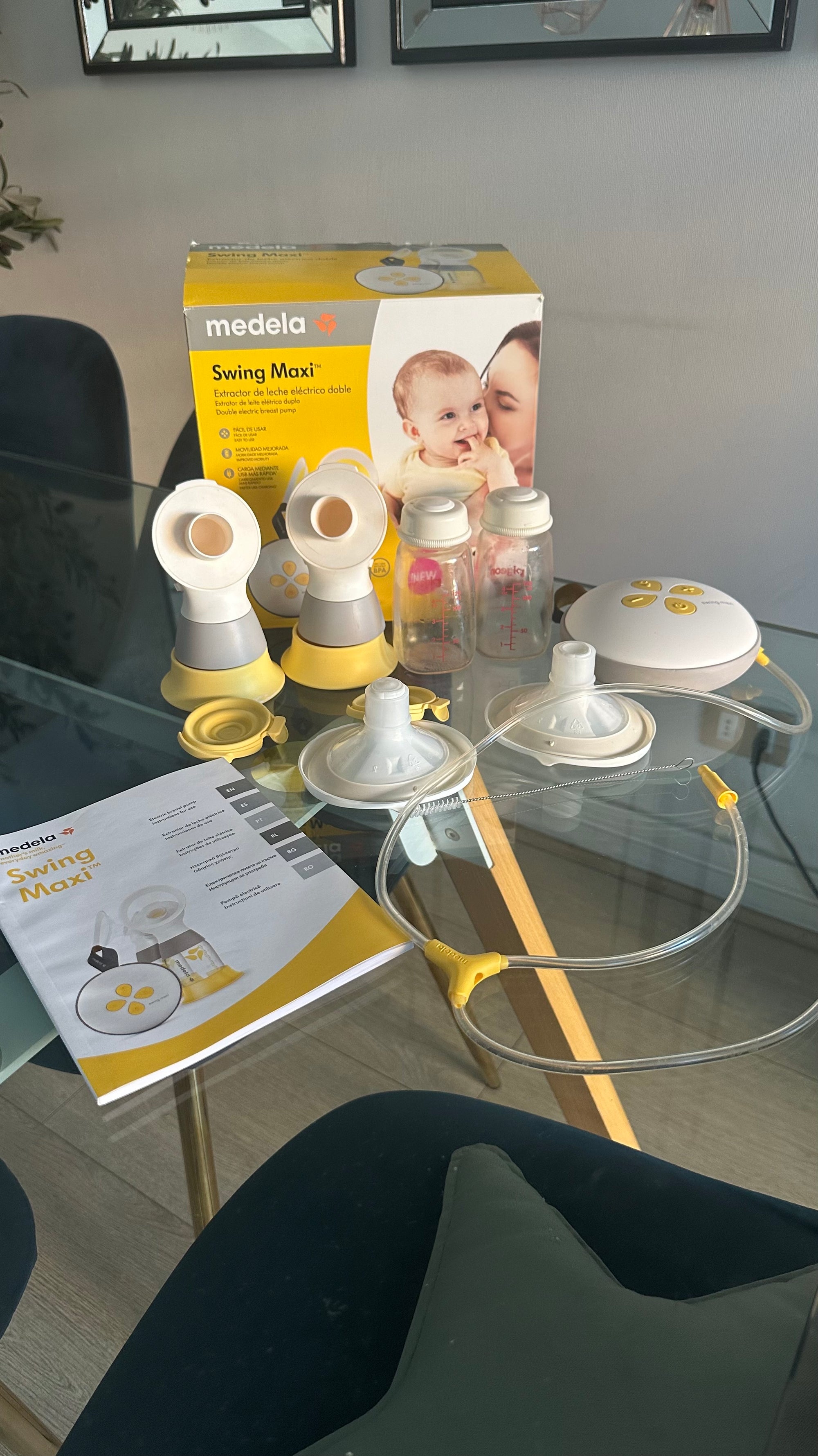 (#PG4500) Extractor de leche doble eléctrico modelo Swing Maxi Doble. Marca Medela