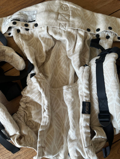 (#PG5418) Mochila ergonómica modelo Perla tamaño Toddler. Marca Neko Slings