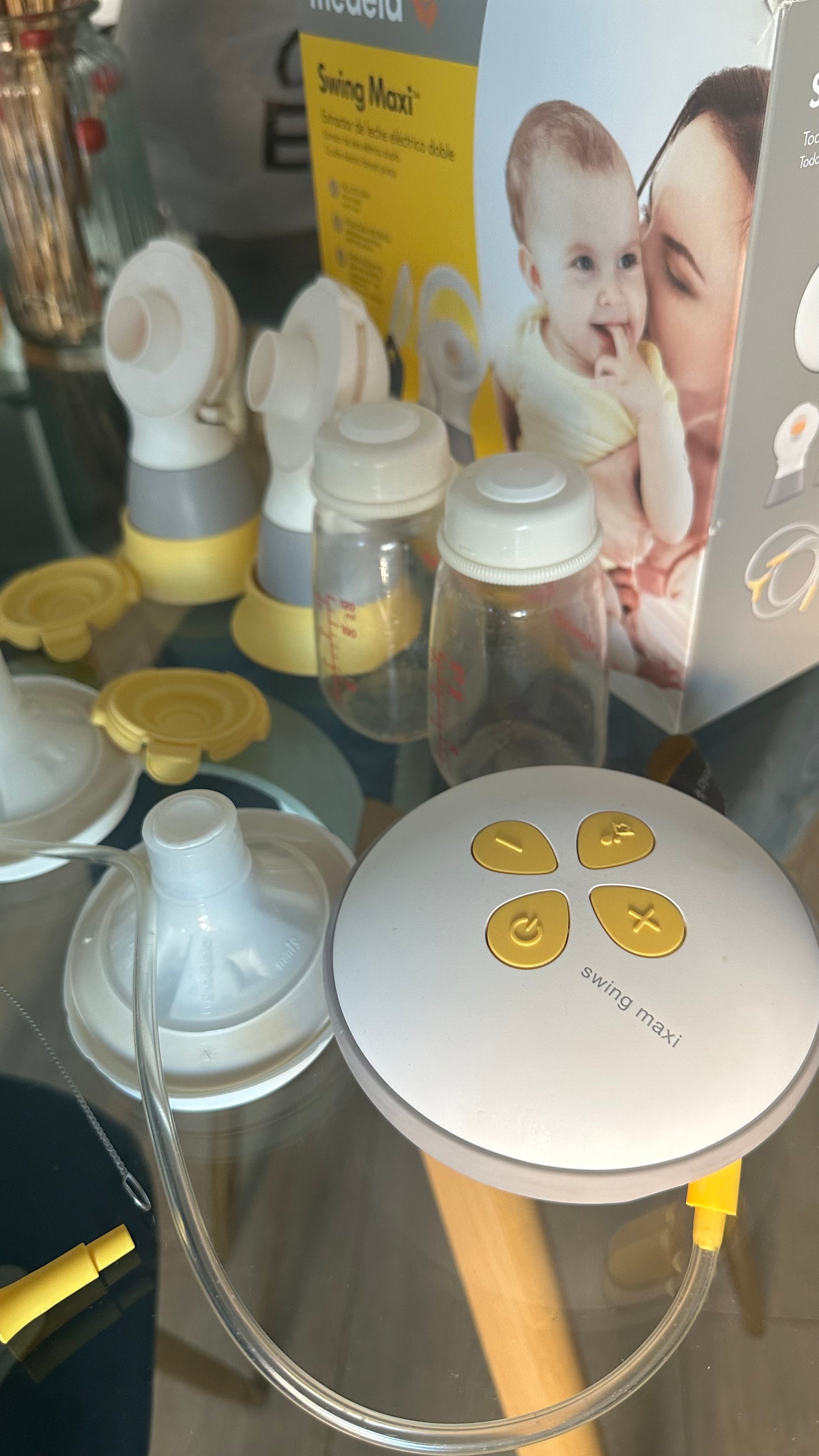 (#PG4500) Extractor de leche doble eléctrico modelo Swing Maxi Doble. Marca Medela