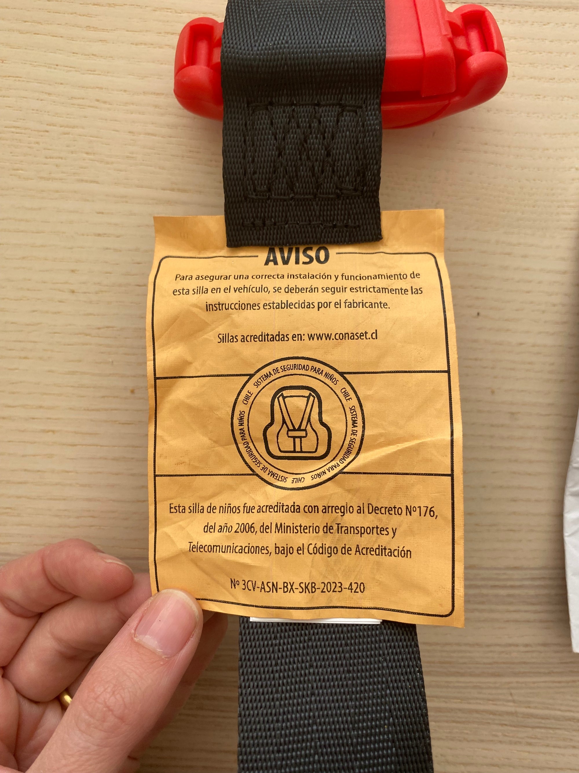 Cinturón de seguridad, color negro. Smart Kid Belt  (#PG5629)