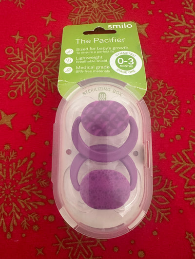 Pack de 2 chupetes. Marca Smilo (#PG5504)