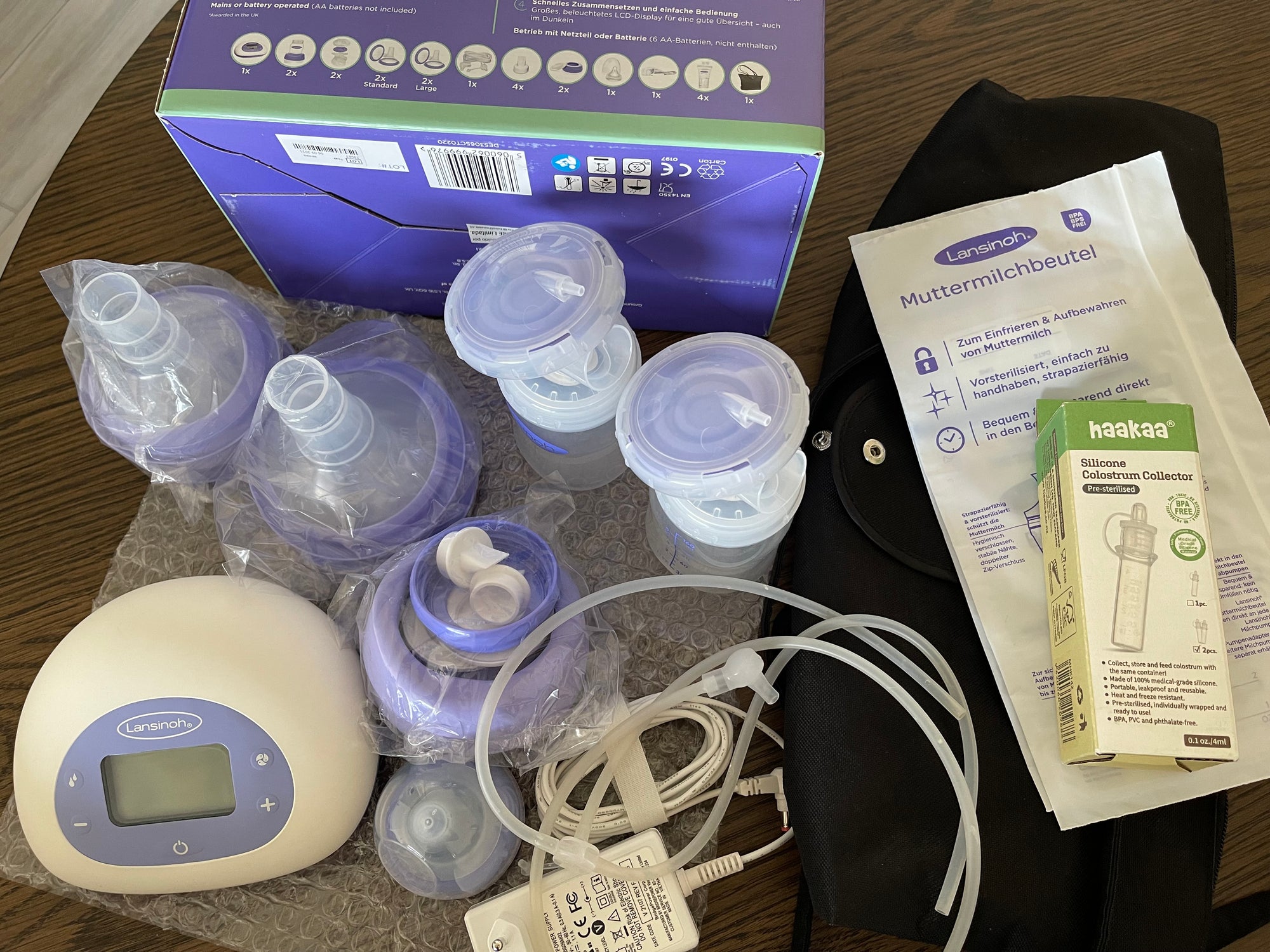(#PG4298) Extractor de leche eléctrico modelo Breast Pump. Marca Lansinoh