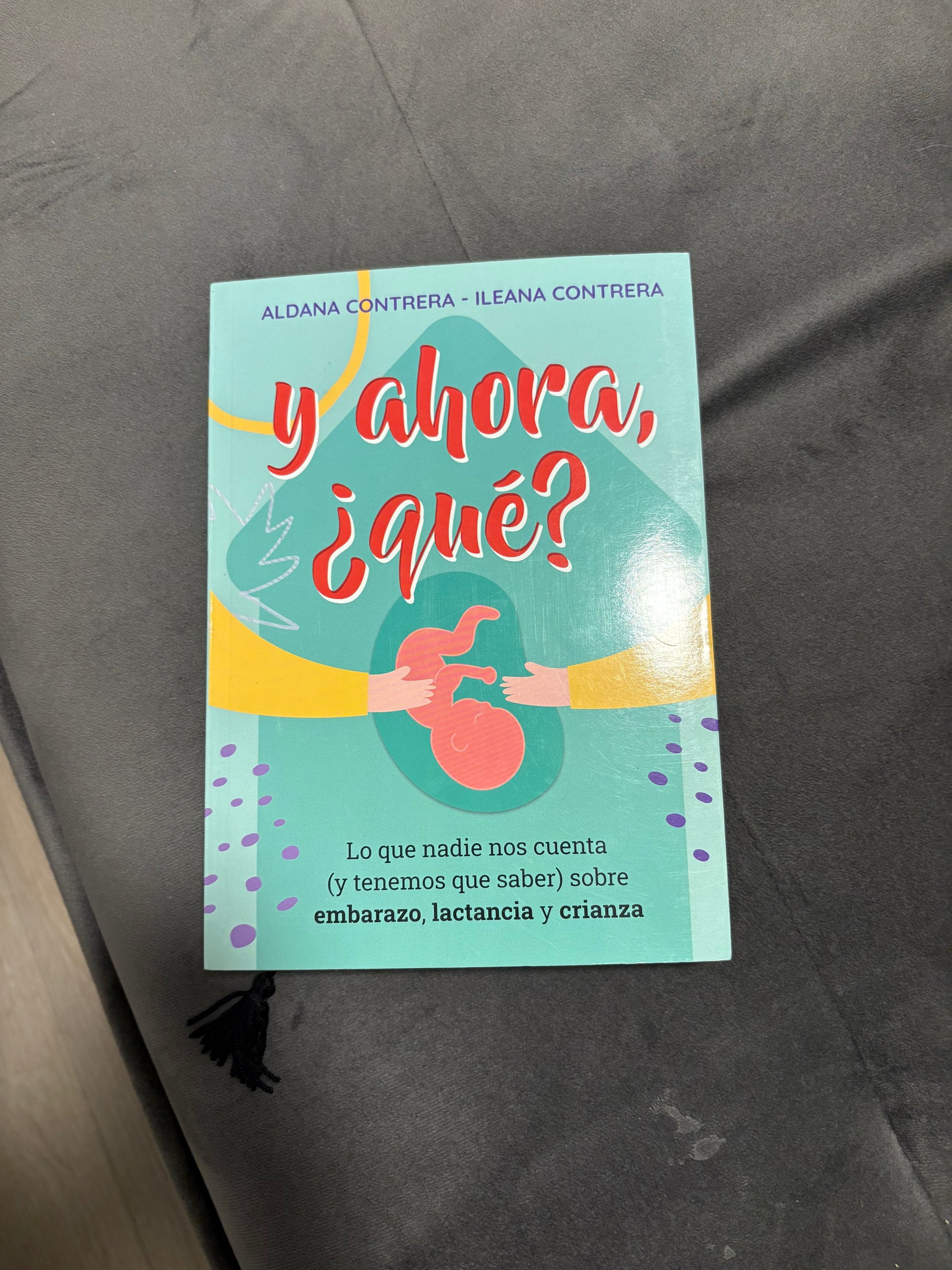 (#PG5012) Libro “¿Y ahora qué?” sobre embarazo, lactancia y crianza. Marca Editorial El Ateneo