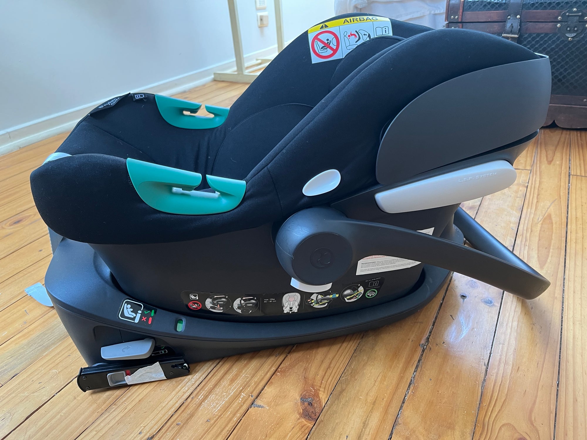 (#PG4924) Silla de auto modelo Aton b2 + Base One i-Size. Marca Cybex