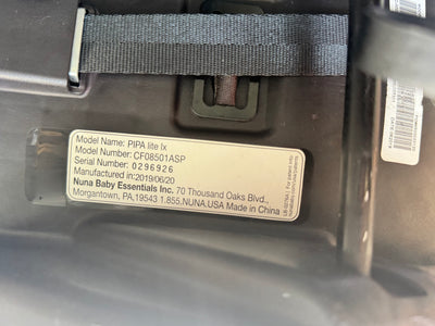 (#PG5224) Silla de auto modelo Pipa Lite LX. Marca Nuna