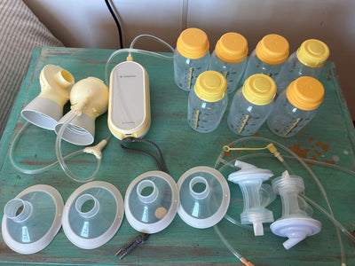 Extractor de leche modelo Freestyle Flex + Cooler + Bolso. Marca Medela (#PG5890)