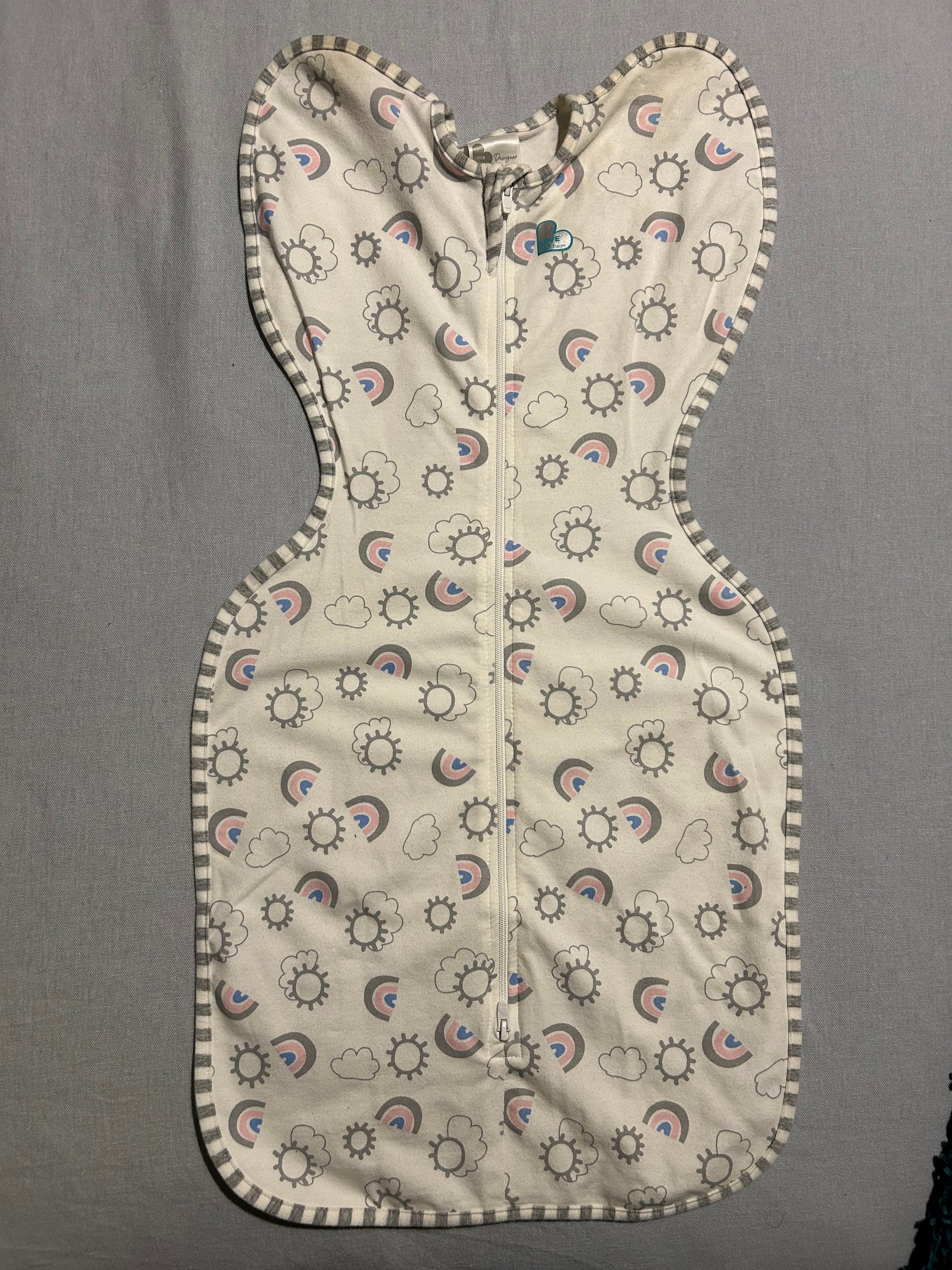 (#PG5236) Saquito de dormir etapa 1 modelo Arcoiris. Marca Love To Dream
