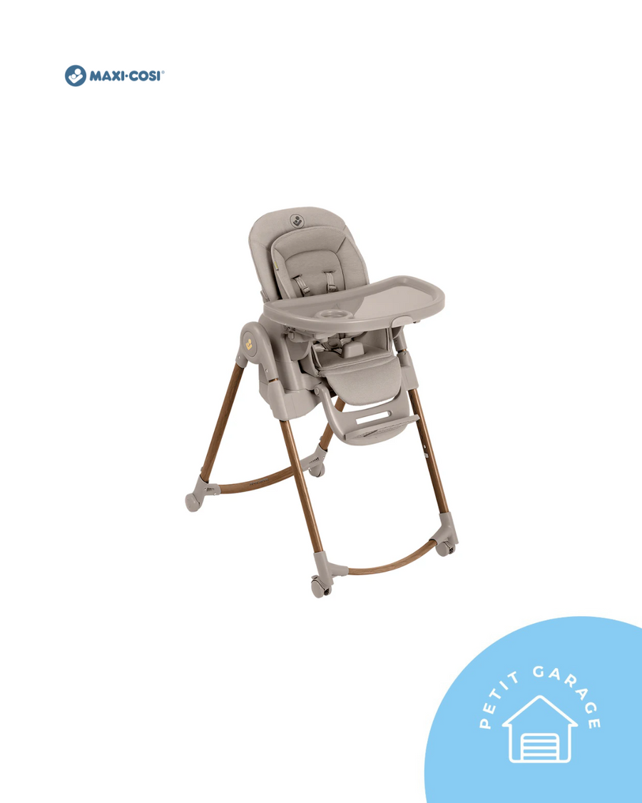 (#PG5228) Silla de comer modelo Minla Pro color beige. Marca Maxi Cosi
