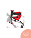 (#PG4893) Silla para bicicleta color rojo. Marca Genérica