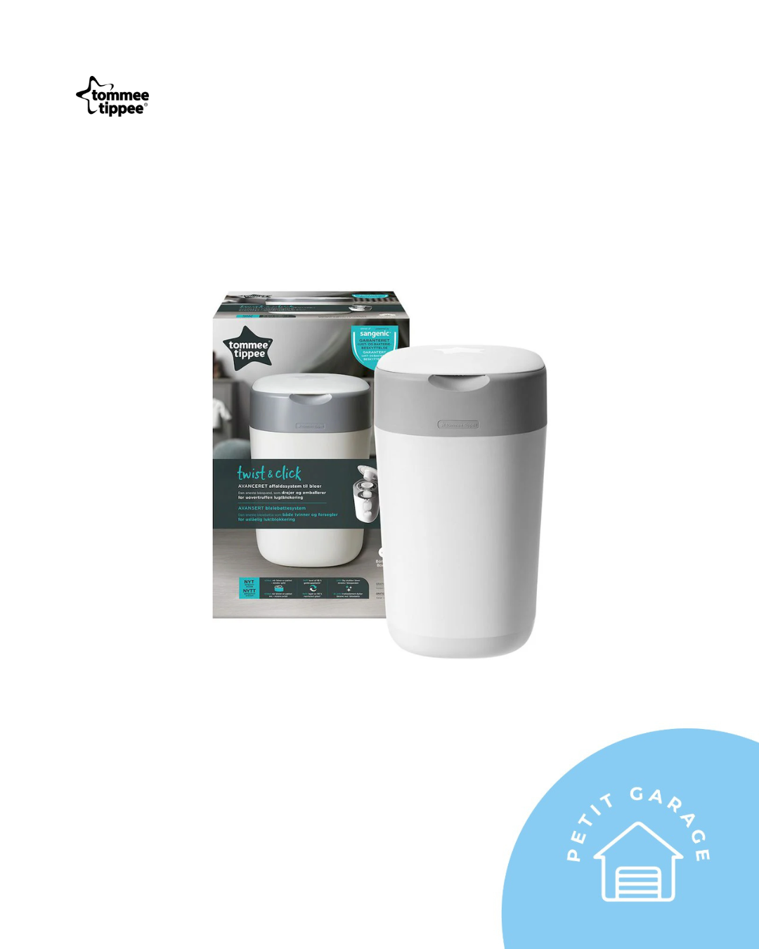 (#PG5060) Basurero para pañales modelo Sangenic + 2 repuestos. Marca Tommee Tippee