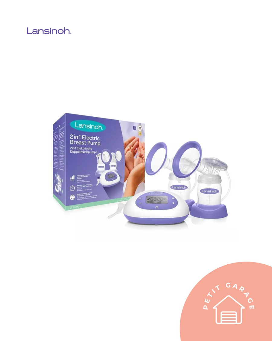 (#PG5277) Extractor de leche doble eléctrico. Marca Lansinoh