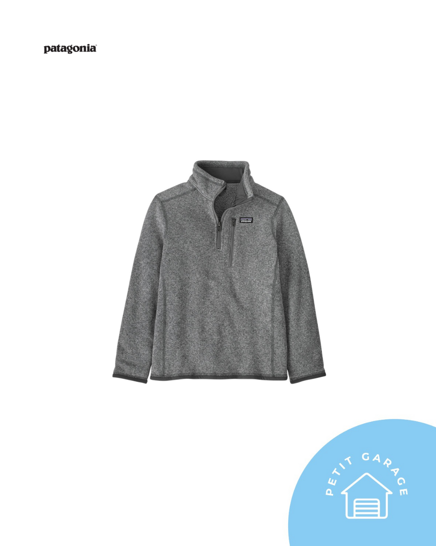 (#PG4756) Polar niño modelo Better Sweater color gris. Marca Patagonia