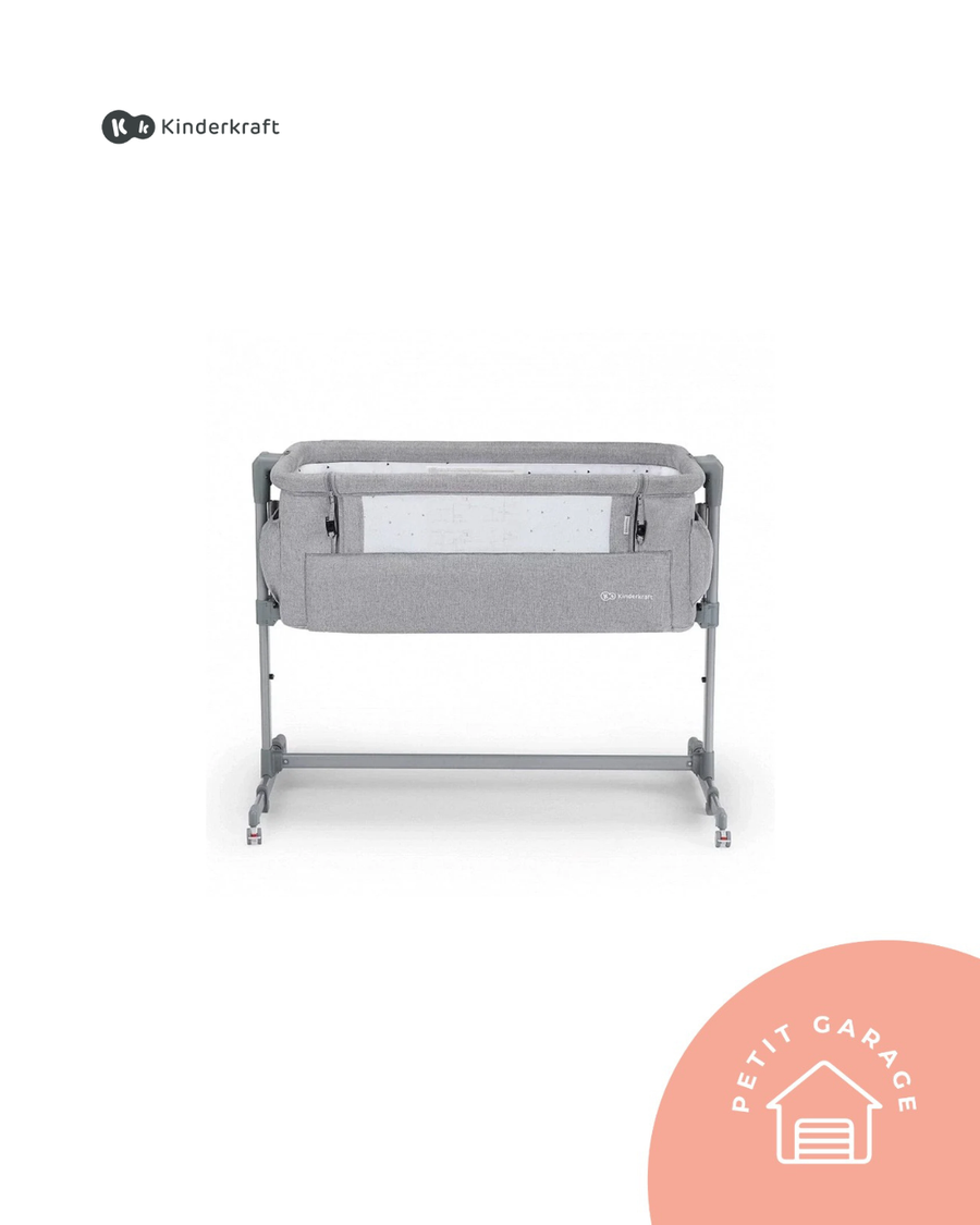 (#PG5463) Cuna Colecho modelo Neste Up color gris. Marca Kinderkraft