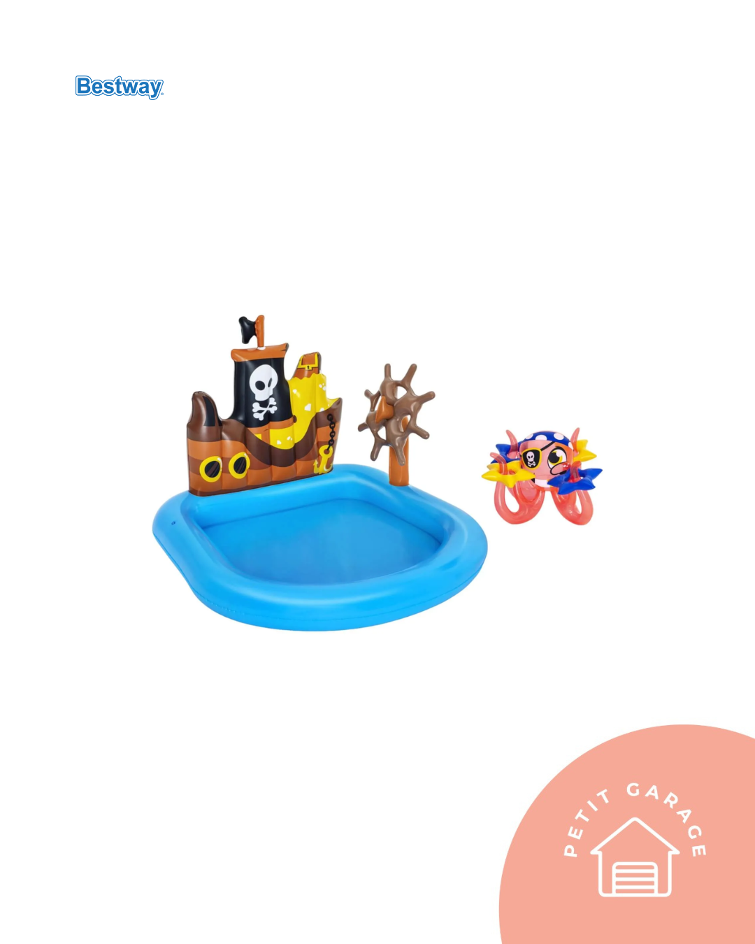 (#PG5263) Piscina inflable modelo Barco Pirata. Marca Bestway